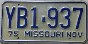 YB1 937 Pair - Missouri - 1975