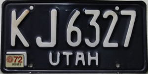 KJ6327 - Utah - 1972