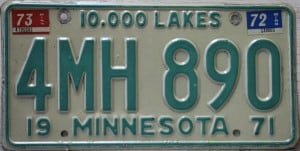 4MH 890 - Minnesota - 1972
