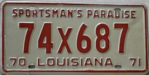 74X687 - Louisiana - 1971