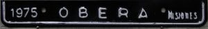 Obera Strips Pair - Argentina - 1975