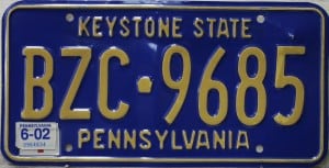 BZC 9685 - Pennsylvania - 2002