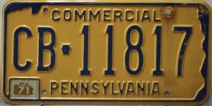 CB 11817 - Pennsylvania - 1971