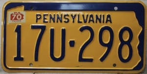 17U 298 - Pennsylvania - 1970