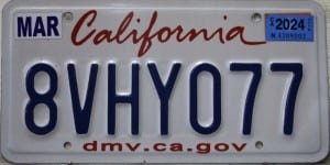 8VHY077 Pair - California - 2024