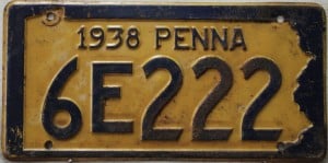 6E222 Pair - Pennsylvania - 1938