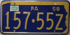 157 55 Z -  Pennsylvania - 1964