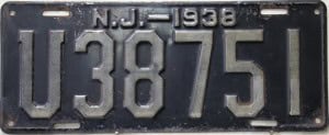 U38751 - New Jersey - 1938