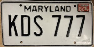 KDS 777 - Maryland - 1986