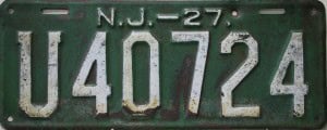 U40724 - New Jersey - 1927