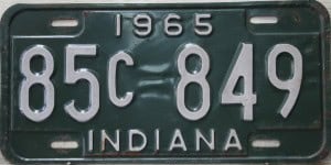 85C 849 - Indiana - 1965