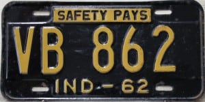VB 862 -Indiana - 1962
