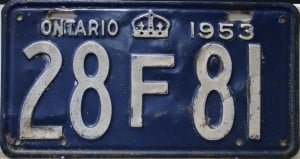 28F81 - Ontario - 1953