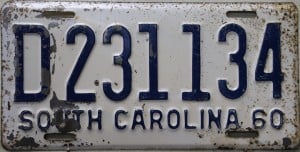 D231 134 - South Carolina - 1960