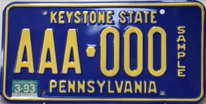 AAA 000 - Pennsylvania- 1993
