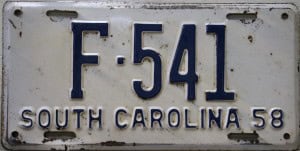F 541 - South Carolina - 1958