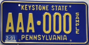 AAA 000 - Pennsylvania- 1991
