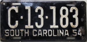 C 13 183 - South Carolina - 1954