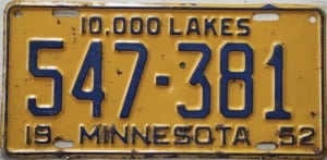 547 381 - Minnesota - 1952