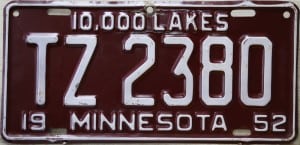 TZ 2380 - Minnesota - 1952