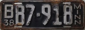 B87 918 - Minnesota - 1938