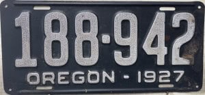 188 942 - Oregon - 1927