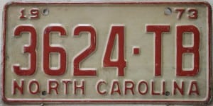 3624 TB - North Carolina - 1973