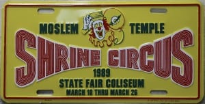 Shrine Circus Pair - 1989