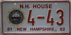 4 43 Pair - New Hampshire - 1982