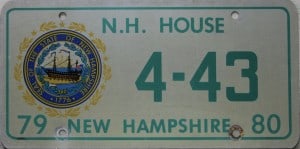 4 43 Pair - New Hampshire - 1980
