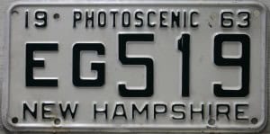 EG 519 - New Hampshire - 1963