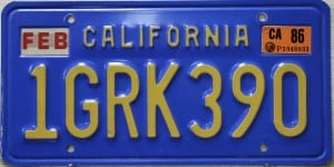 1GRK 390 - California - 1986