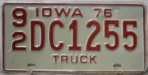 92DC1255 - Iowa - 1976