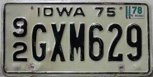 92GXM629 - Iowa - 1978