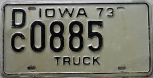 DC 0885 - Iowa - 1973