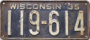 119 614 - Wisconsin - 1935