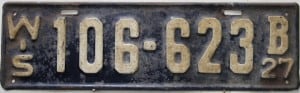 106 623B - Wisconsin - 1927