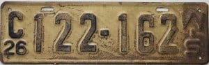 122 162 - Wisconsin - 1926