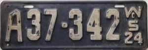 A37 342 - Wisconsin - 1924