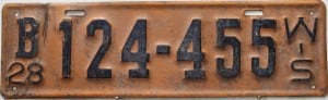 B124 455 - Wisconsin - 1928