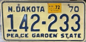 142 233 - North Dakota - 1972