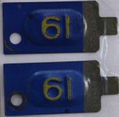 1961 Tab Pair - Wisconsin