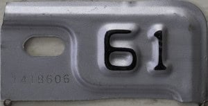 1961 Tabs Pair - Michigan