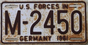 M 2450 - US Forces Germany - 1961