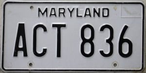 ACT 836 Pair - Maryland