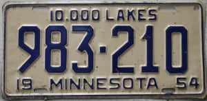 983 210 - Minnesota - 1954