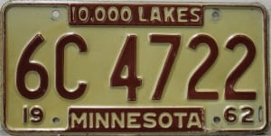 6C 4722 - Minnesota - 1962