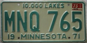 MNQ 765 Pair - Minnesota - 1973
