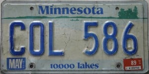 COL 586 Pair - Minnesota - 1989