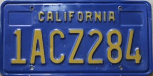 1ACZ284 Pair - California -1989